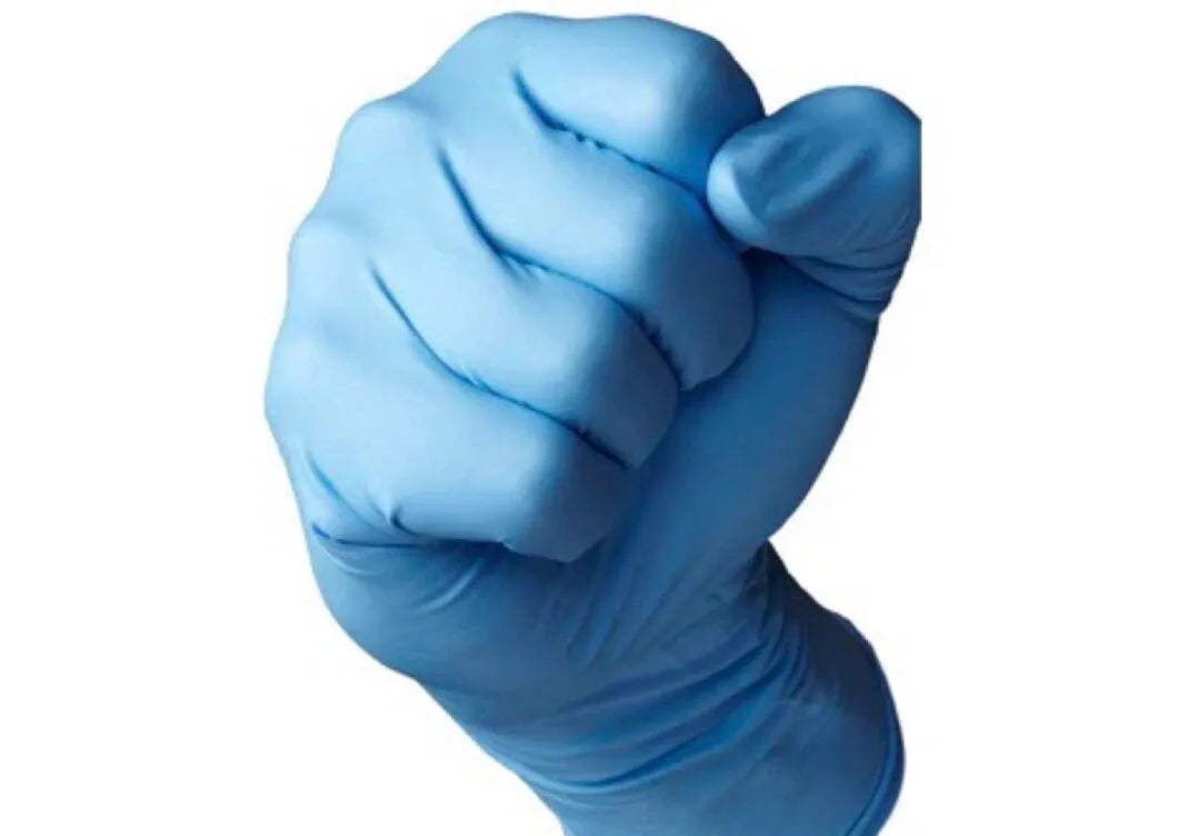 Eagle Double Tough Nitrile Gloves – Latex-Free, Powder-Free (Blue, 8 Mil) for Food, Medical, and Industrial Use